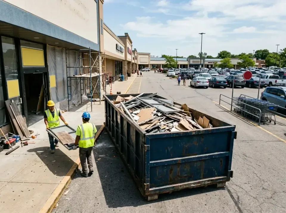 retail-store-renovation-debris-003 — frequently asked questions, Roll-off Dumpster Rentals in Goodyear, AZ
